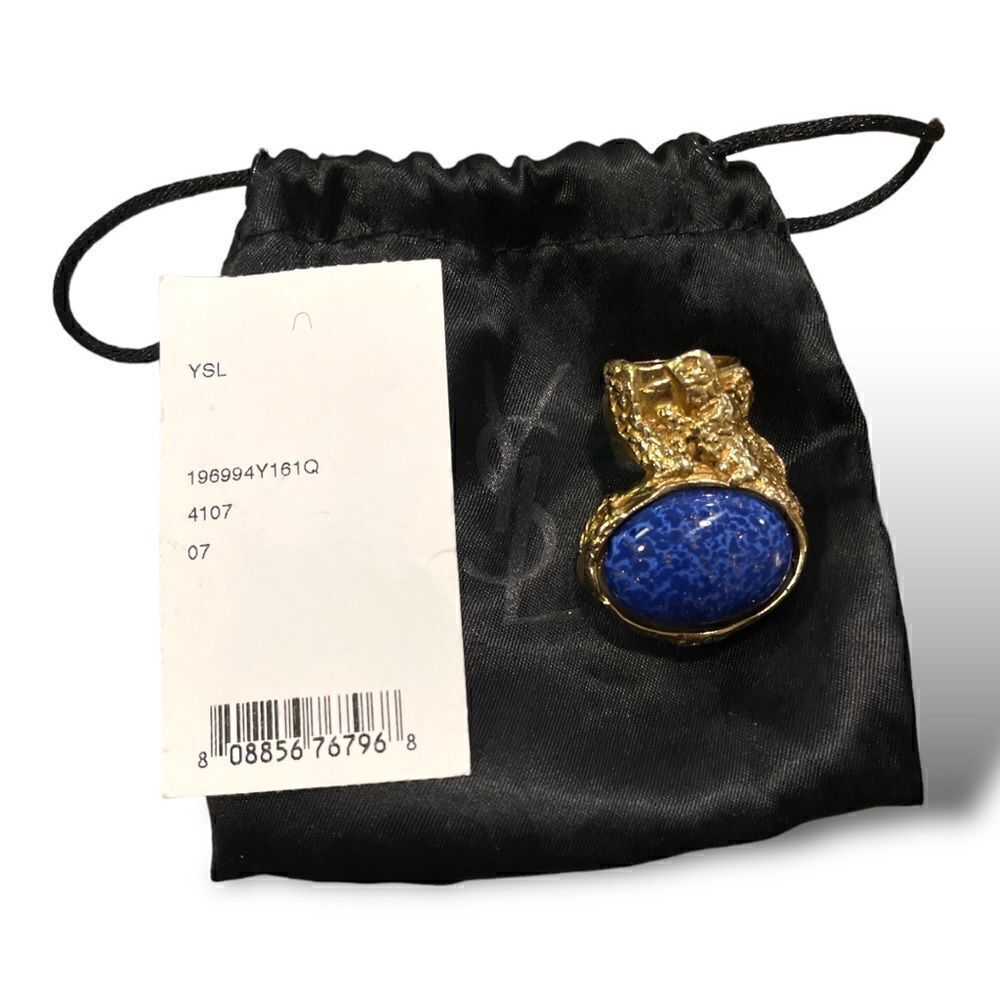 YVES SAINT LAURENT Arty Cocktail Ring |Size: 5| - Picture 3 of 9